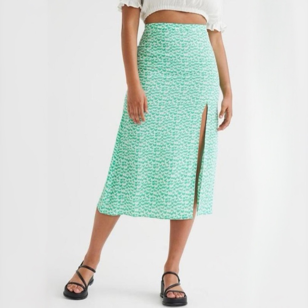 H&M High Slit Midi Skirt